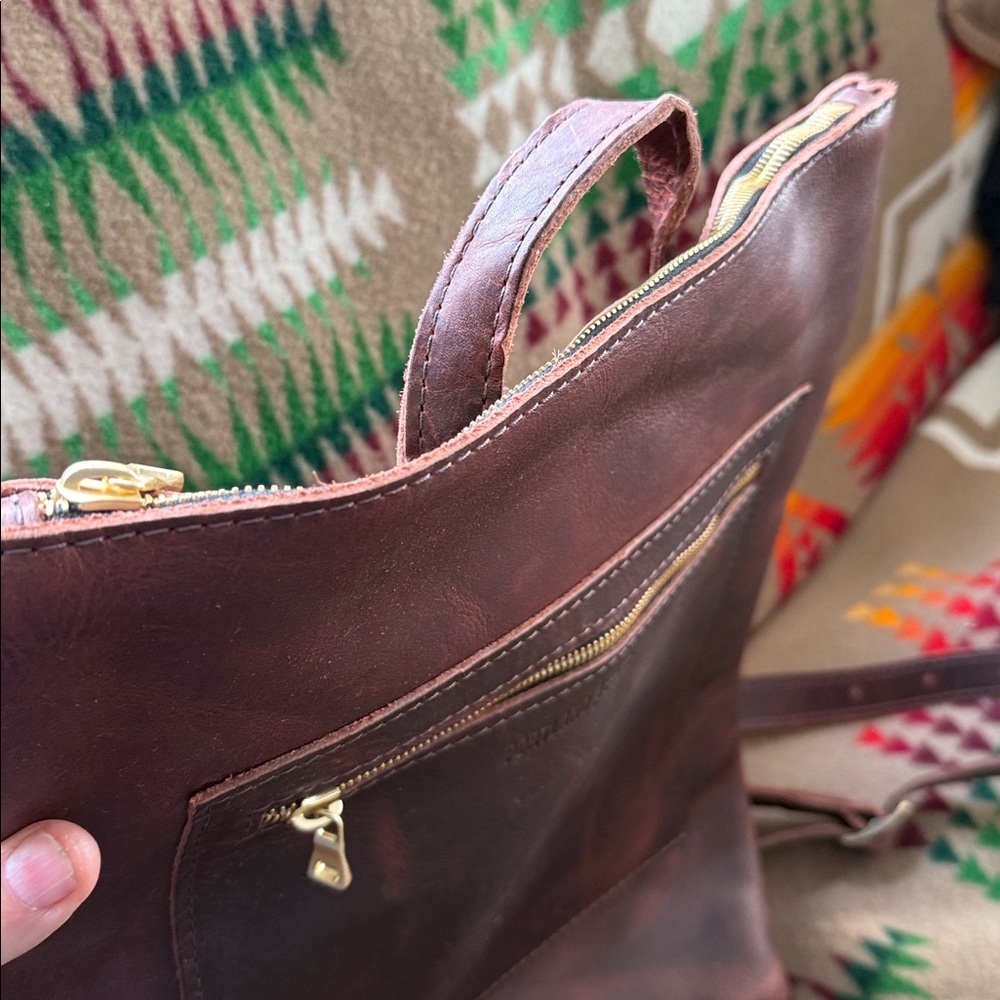 Portland Leather Goods Laptop  Backpack - Picture 5 of 7